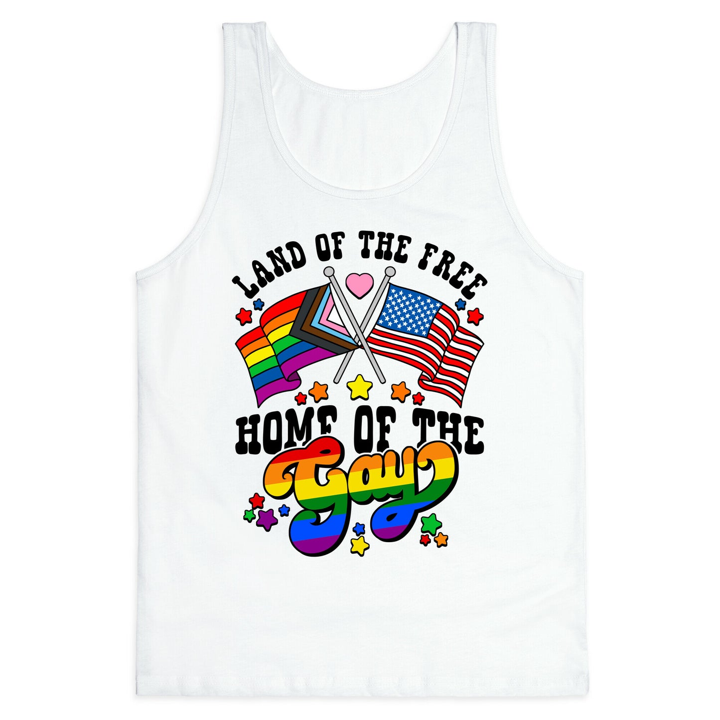 Land of the Free Home of the Gay Tank Top