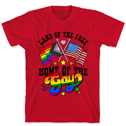 Land of the Free Home of the Gay T-Shirt