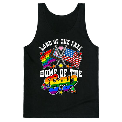 Land of the Free Home of the Gay Tank Top