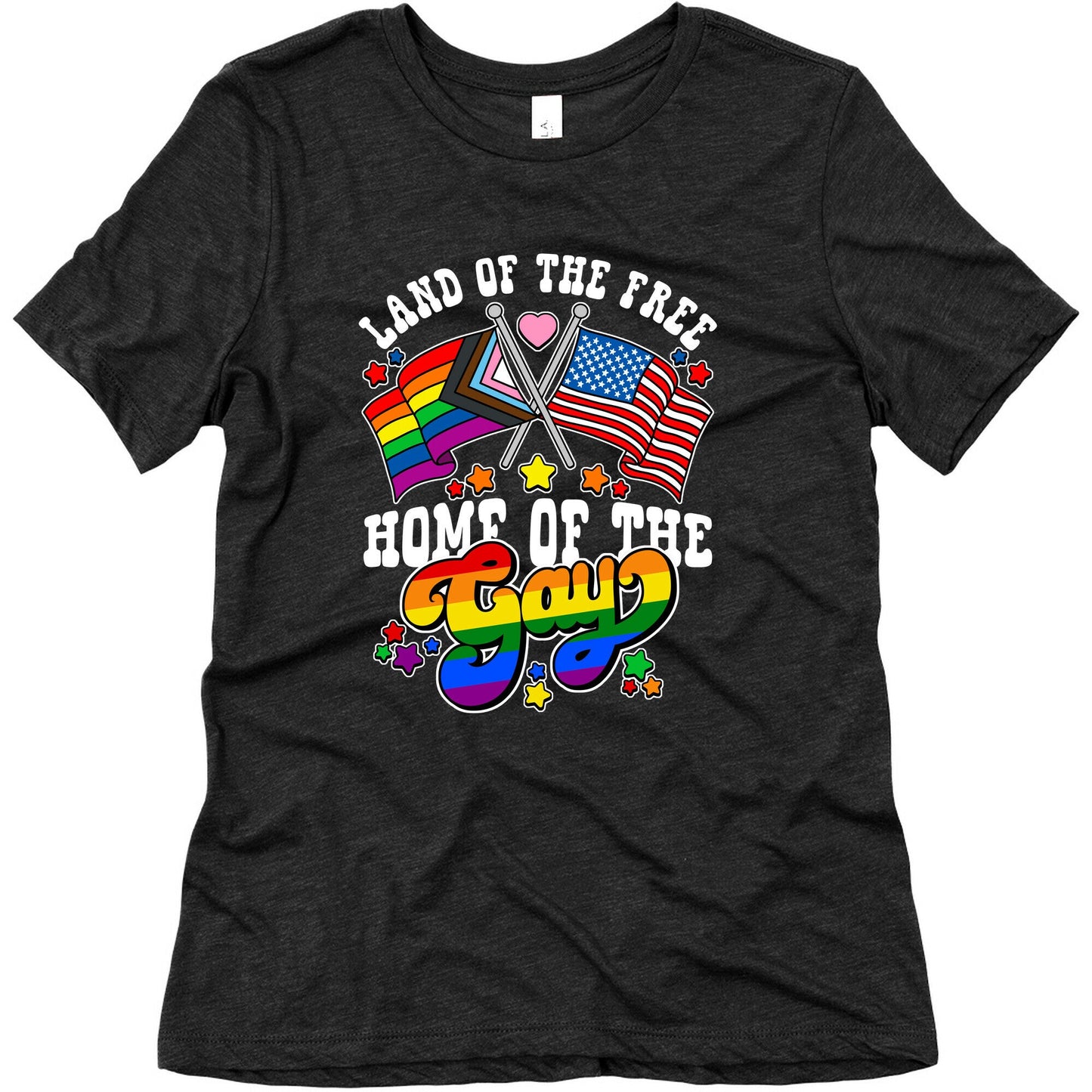 Land of the Free Home of the Gay Womens Triblend Tee