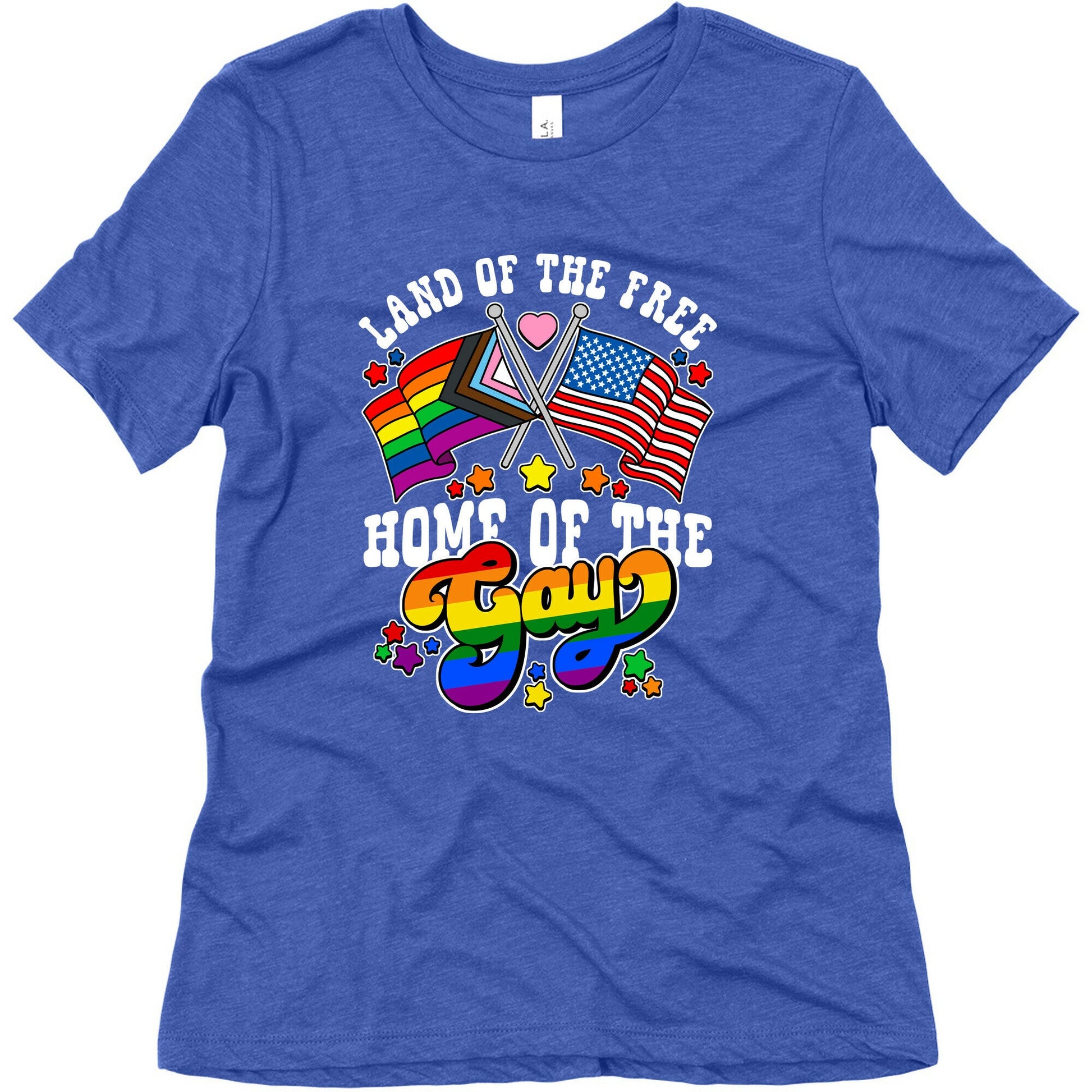 Land of the Free Home of the Gay Womens Triblend Tee