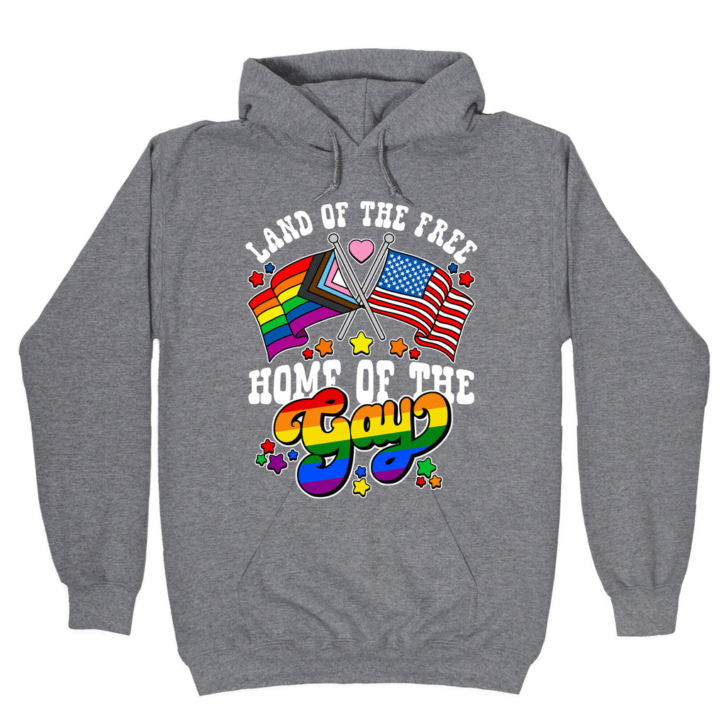 Land of the Free Home of the Gay Hoodie