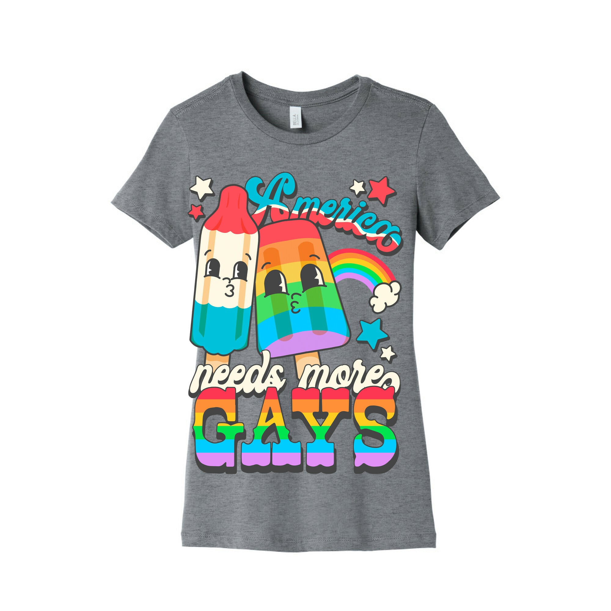 America Needs More Gays Womens Cotton Tee