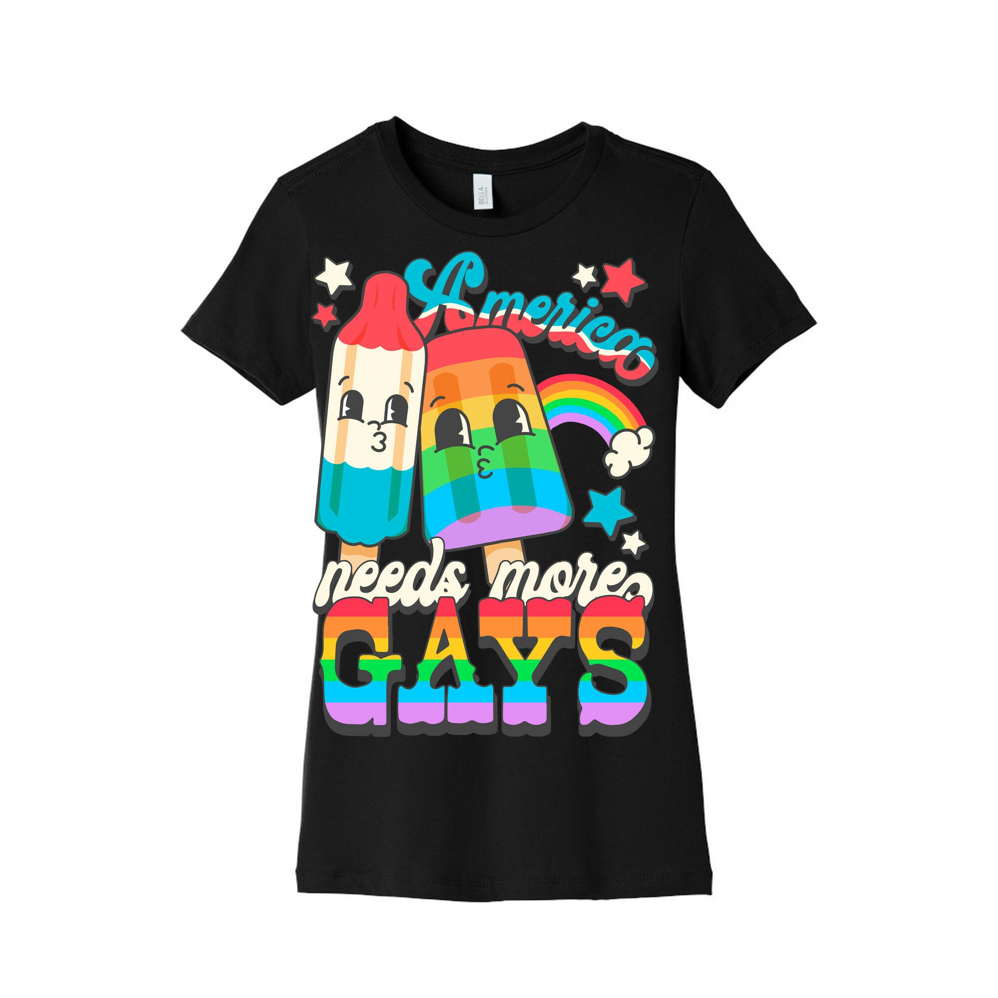 America Needs More Gays Womens Cotton Tee