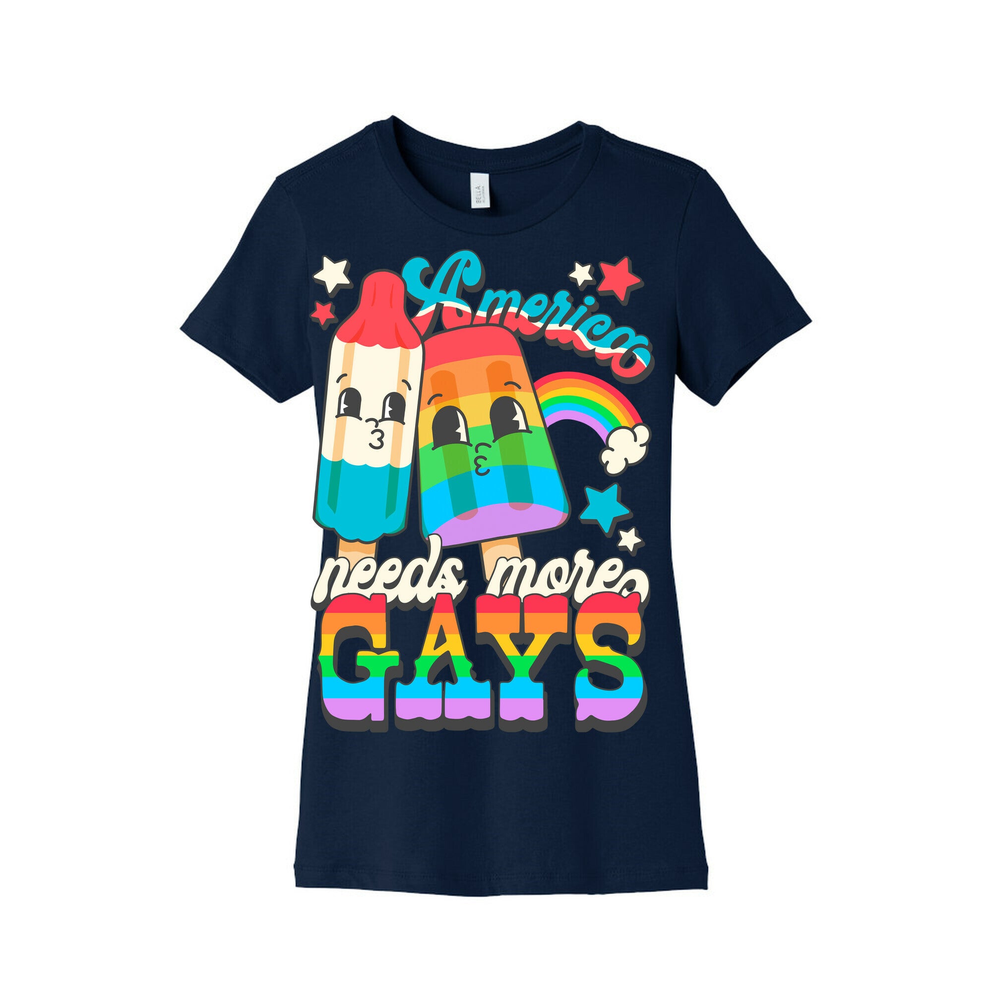 America Needs More Gays Womens Cotton Tee