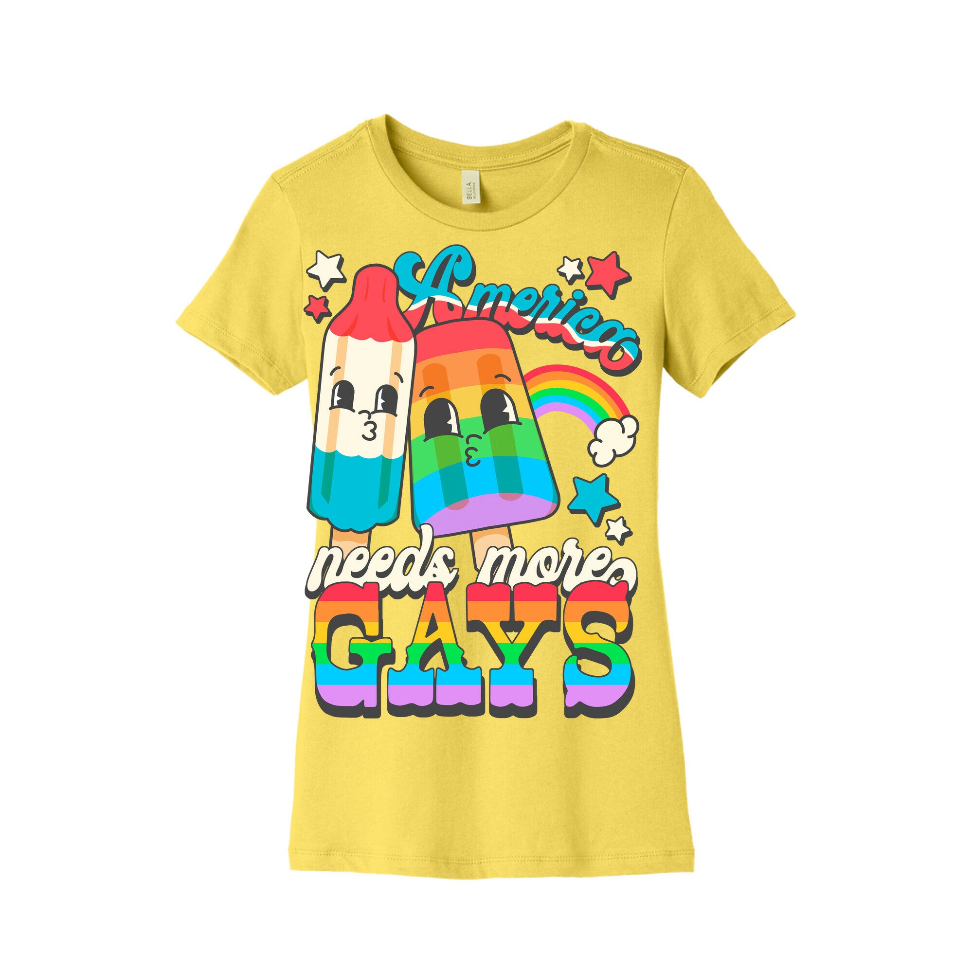 America Needs More Gays Womens Cotton Tee