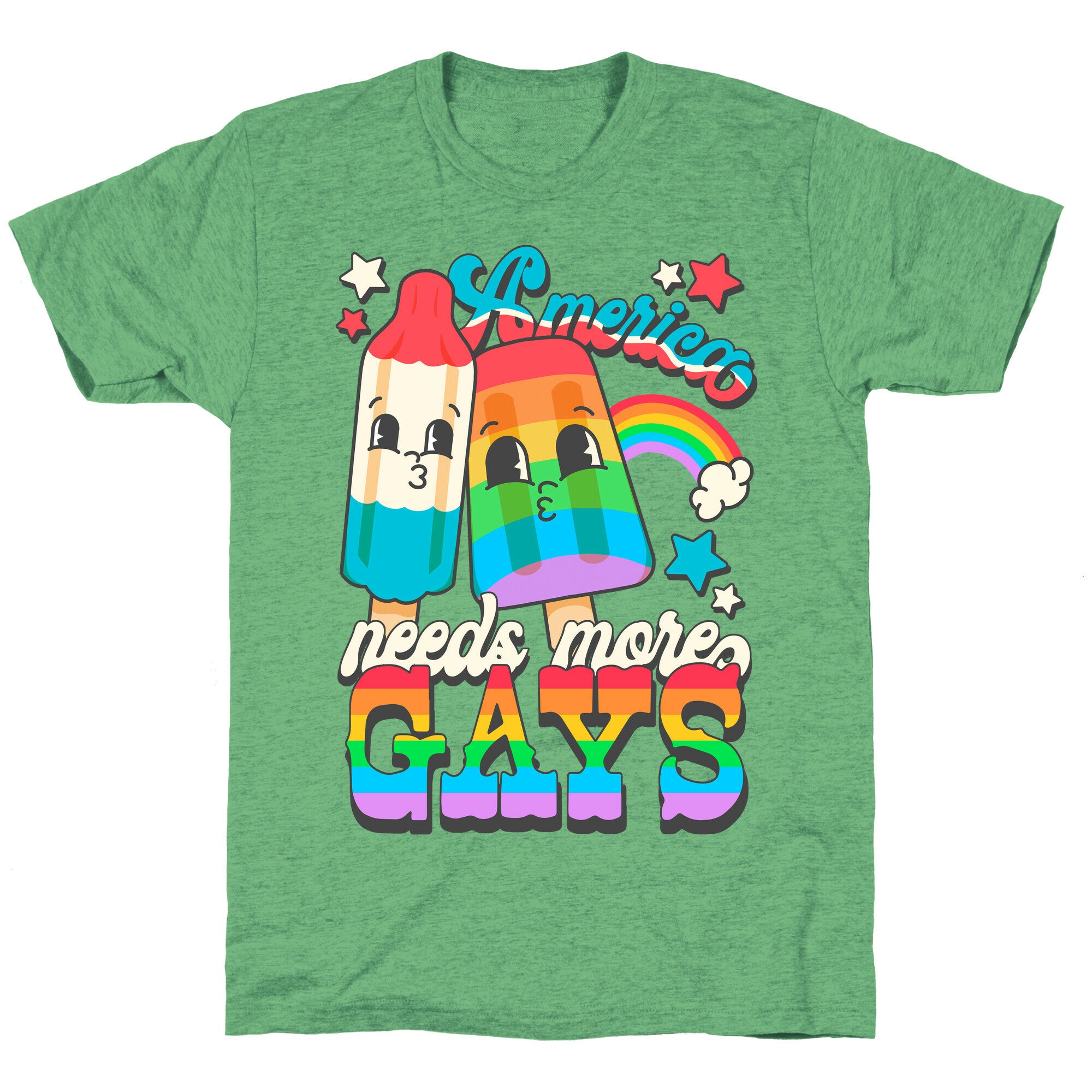 America Needs More Gays Unisex Triblend Tee