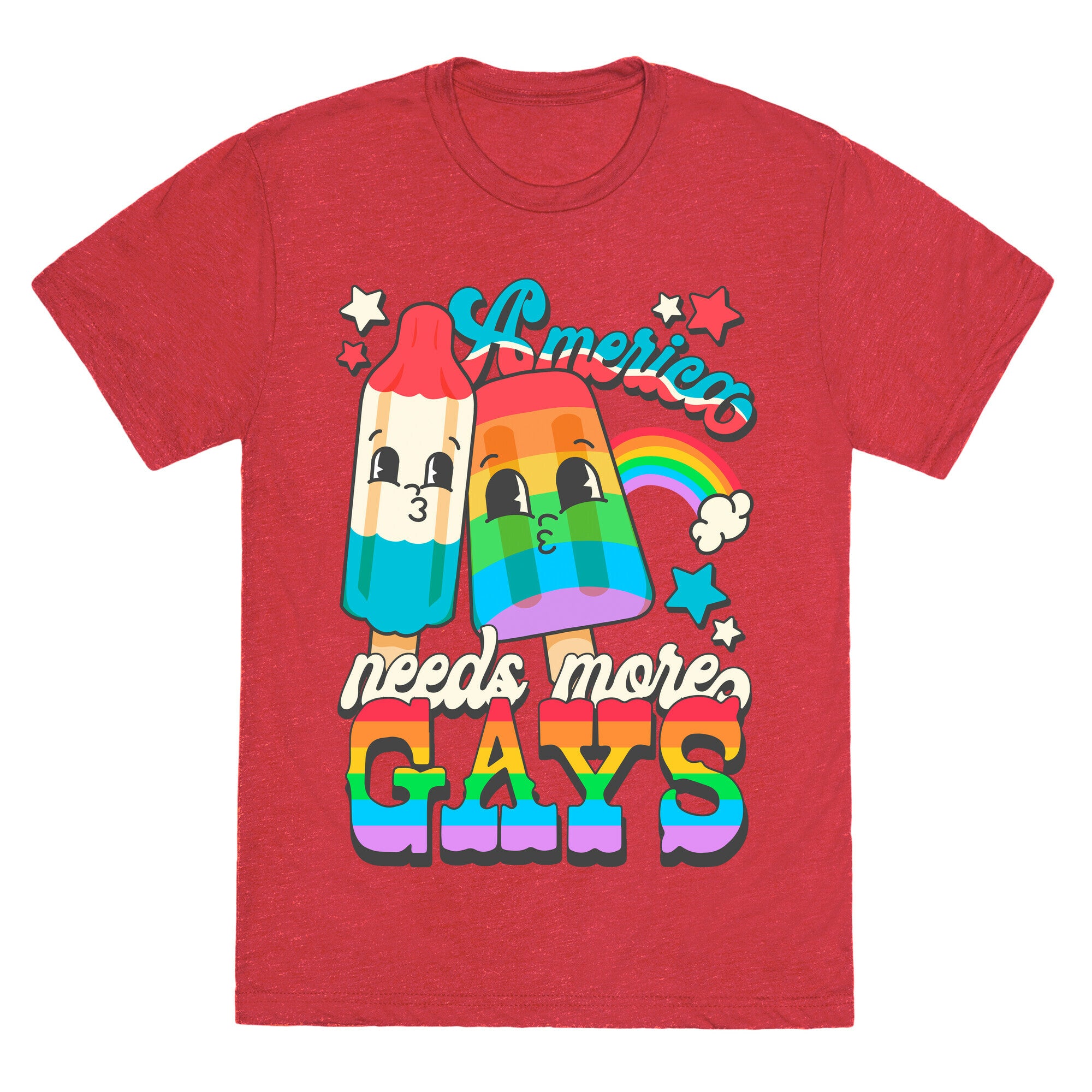 America Needs More Gays Unisex Triblend Tee