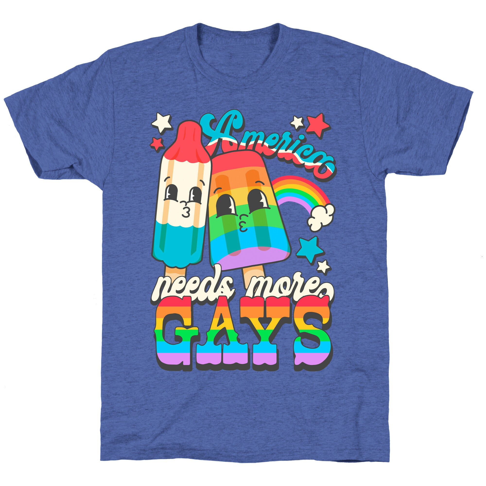 America Needs More Gays Unisex Triblend Tee