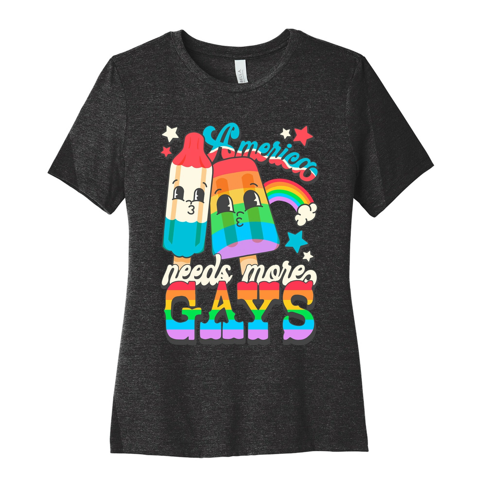 America Needs More Gays Womens Cotton Tee