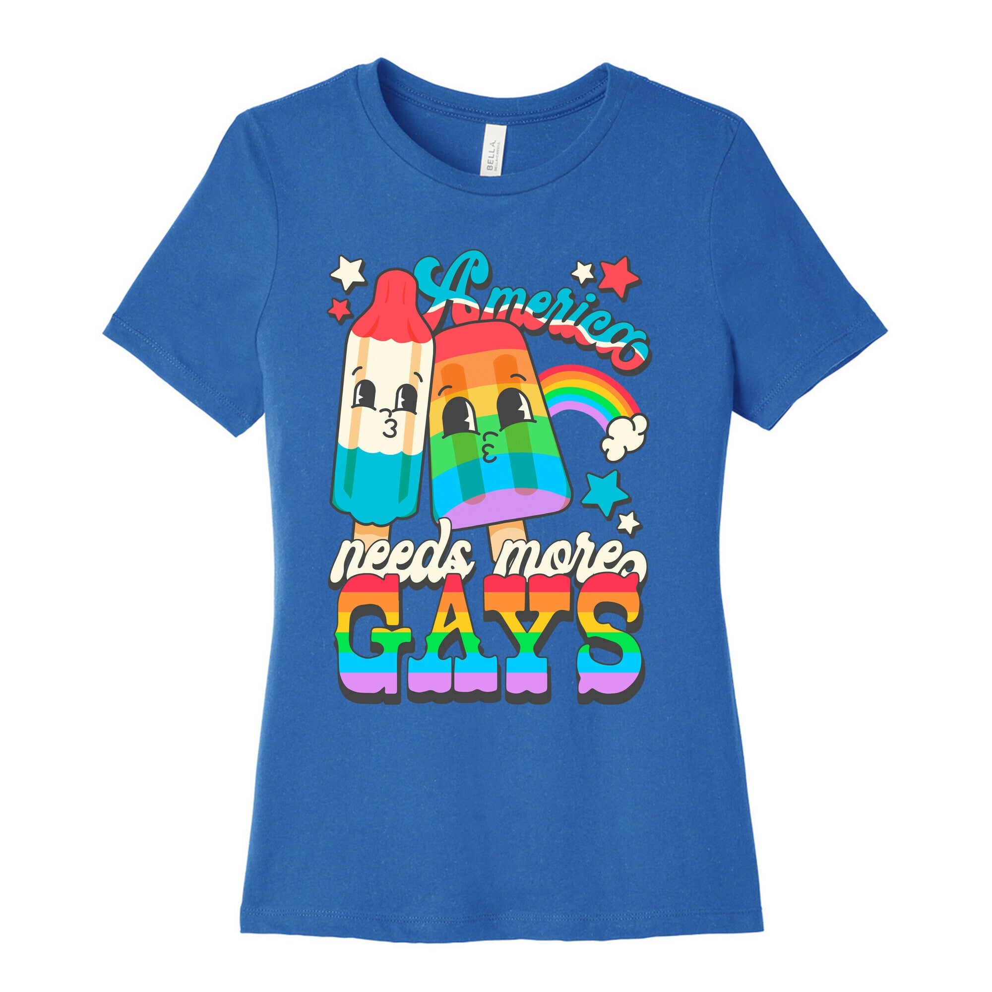 America Needs More Gays Womens Cotton Tee
