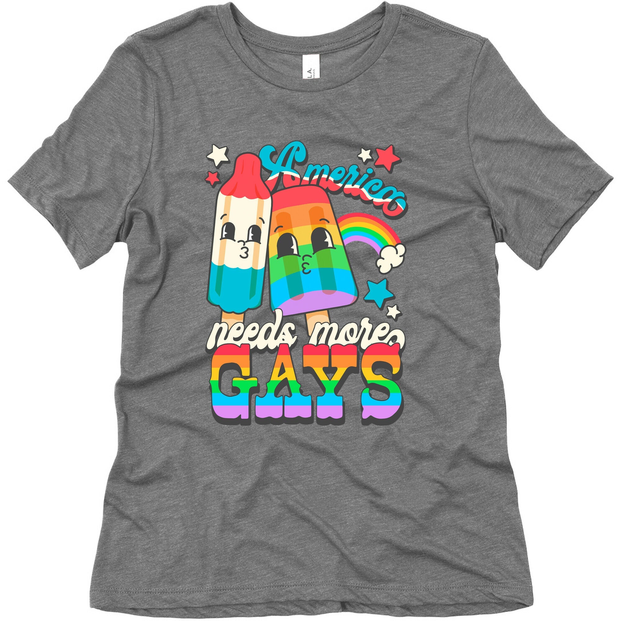 America Needs More Gays Womens Triblend Tee