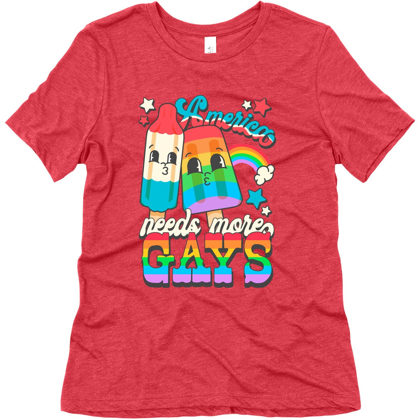 America Needs More Gays Womens Triblend Tee