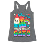America Needs More Gays Racerback Tank