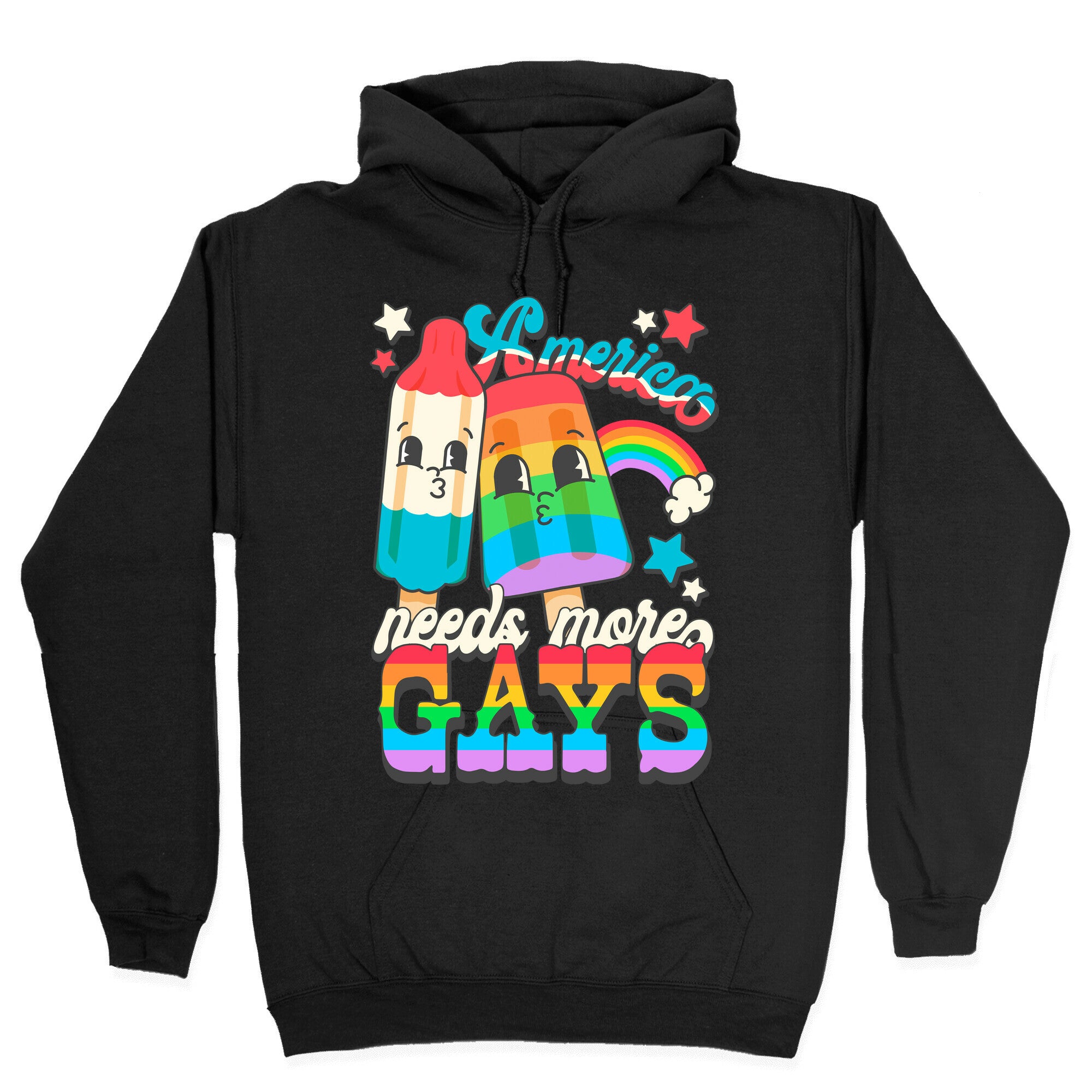 America Needs More Gays Hoodie