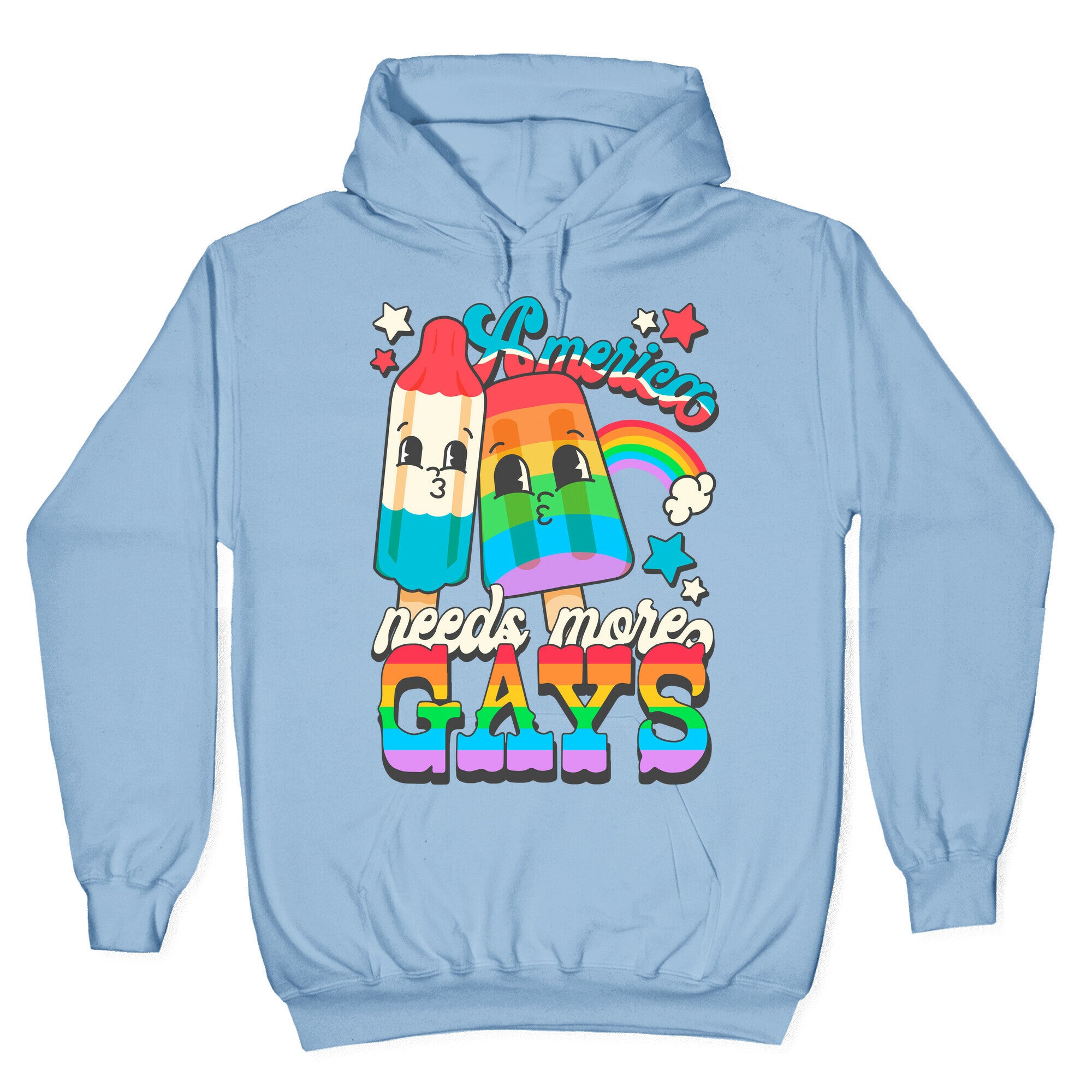 America Needs More Gays Hoodie