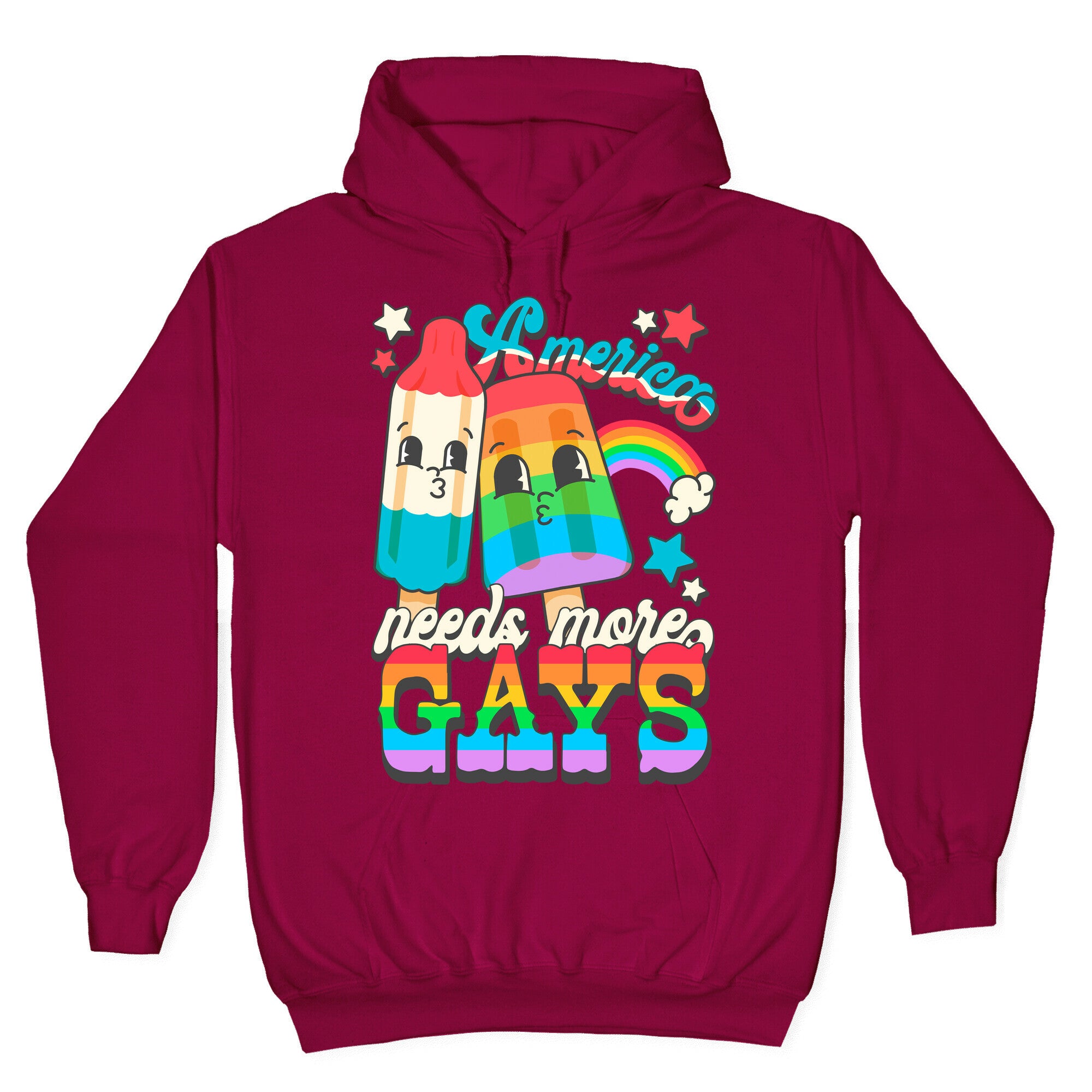 America Needs More Gays Hoodie