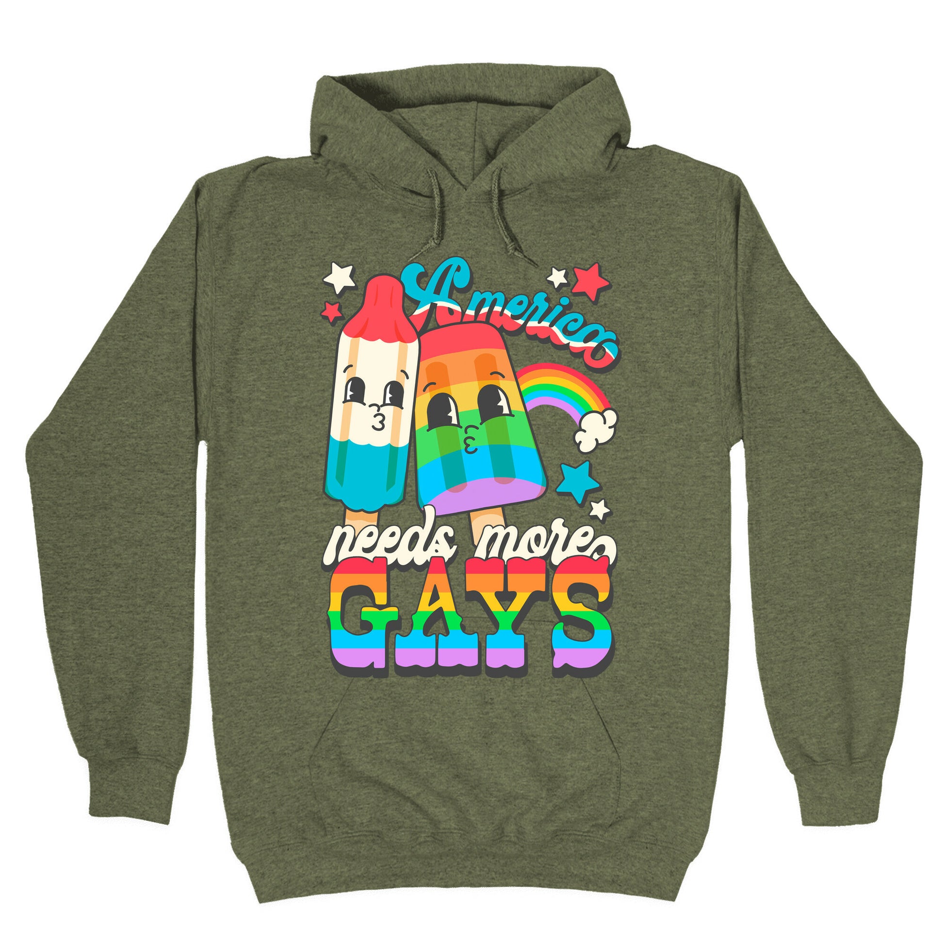 America Needs More Gays Hoodie