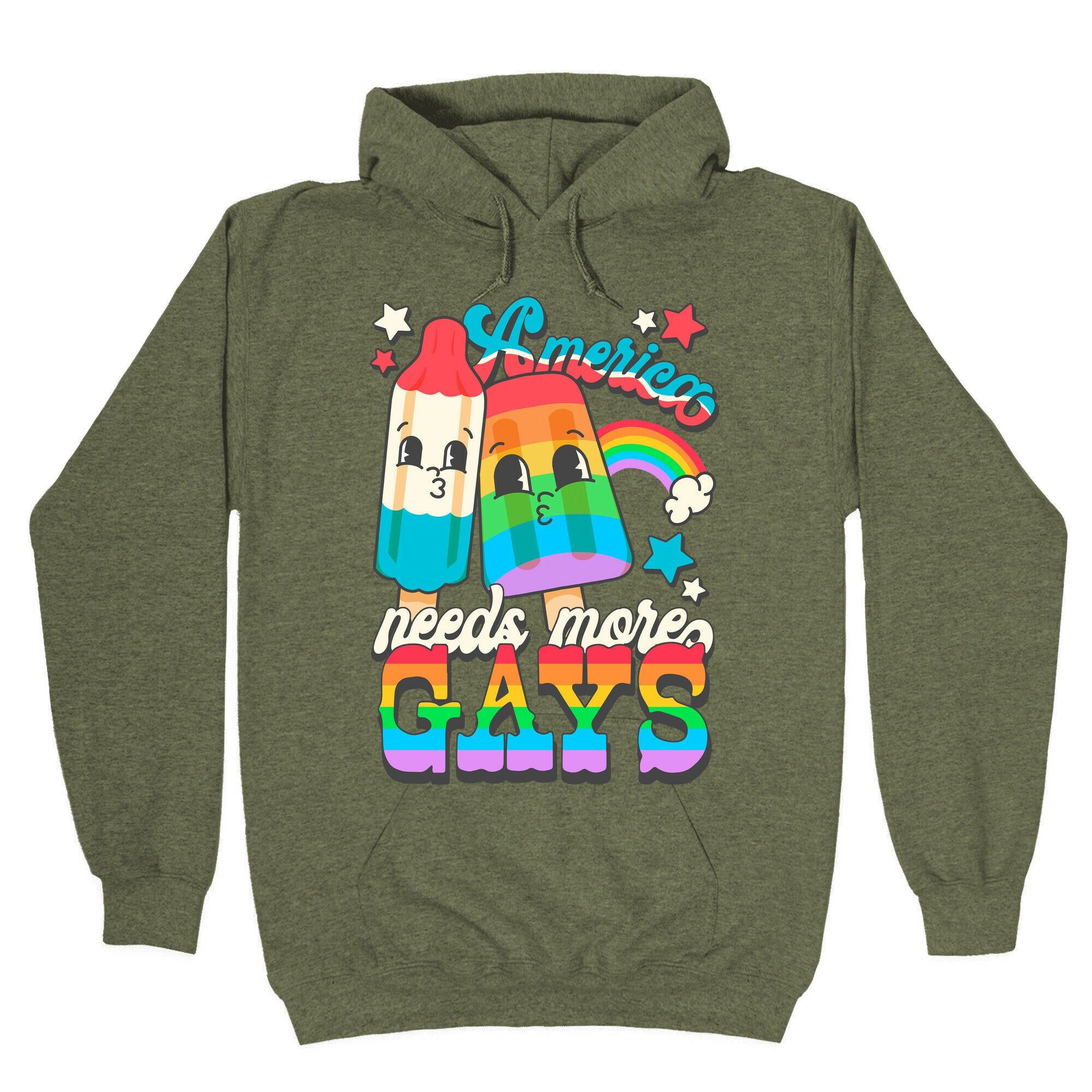 America Needs More Gays Hoodie