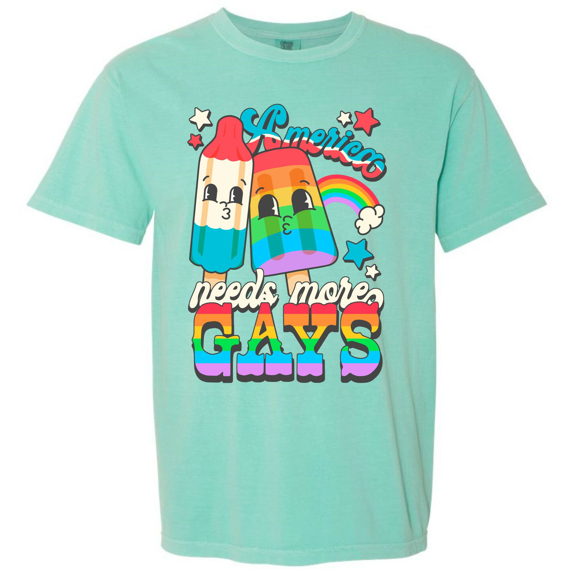 America Needs More Gays Comfort Colors Heavyweight Tee