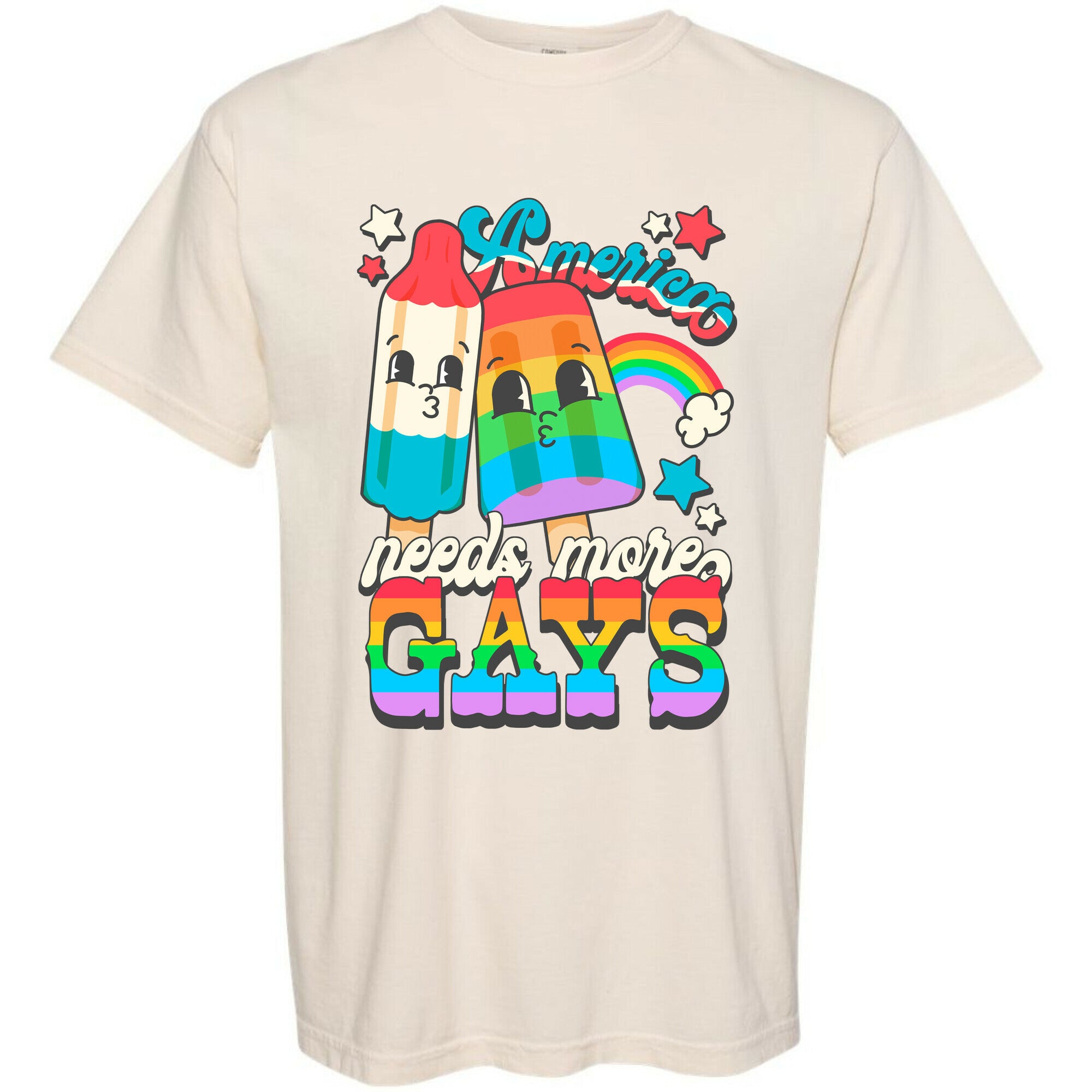 America Needs More Gays Comfort Colors Heavyweight Tee