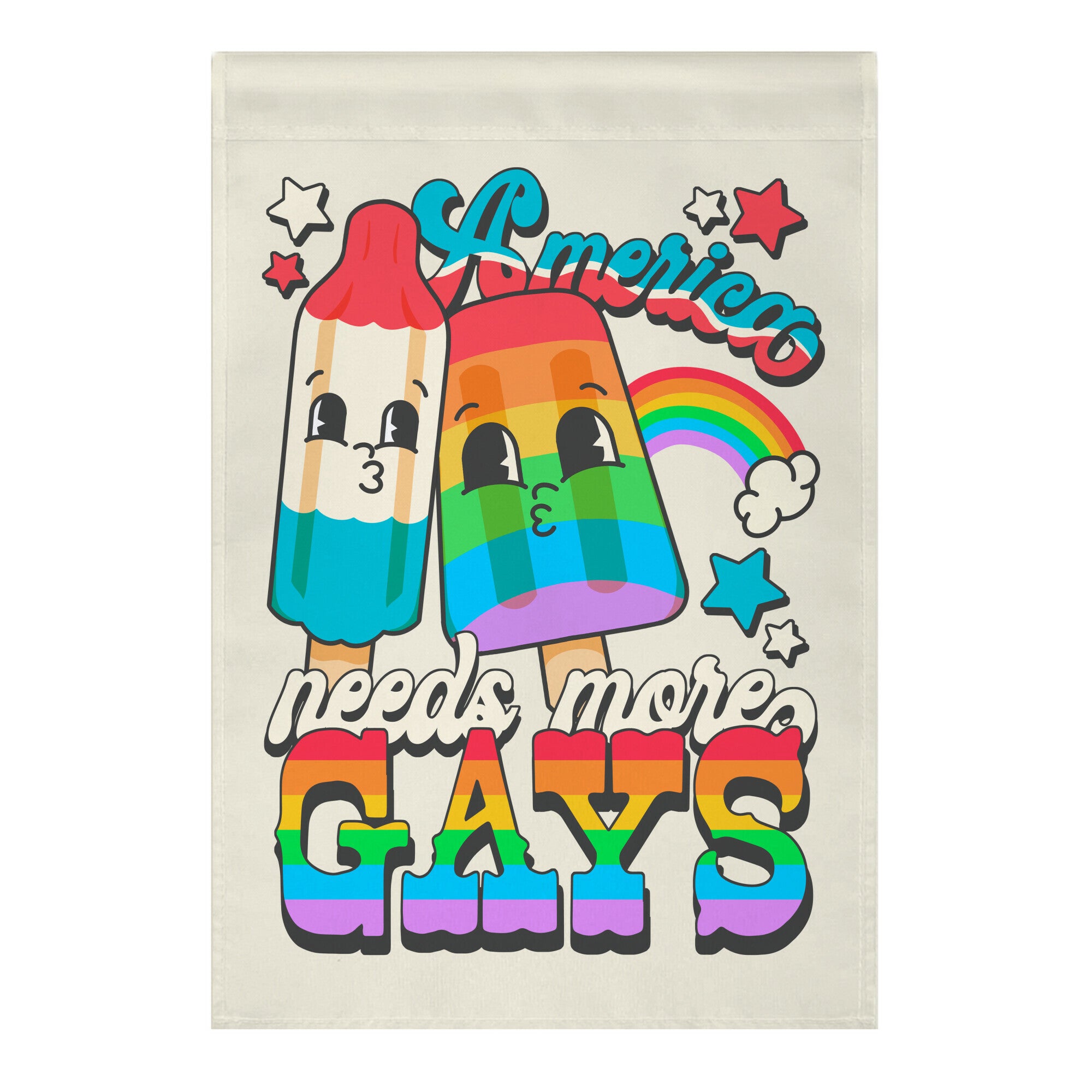 America Needs More Gays Garden Flag