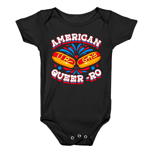 America Queer-Ro Baby One-Piece