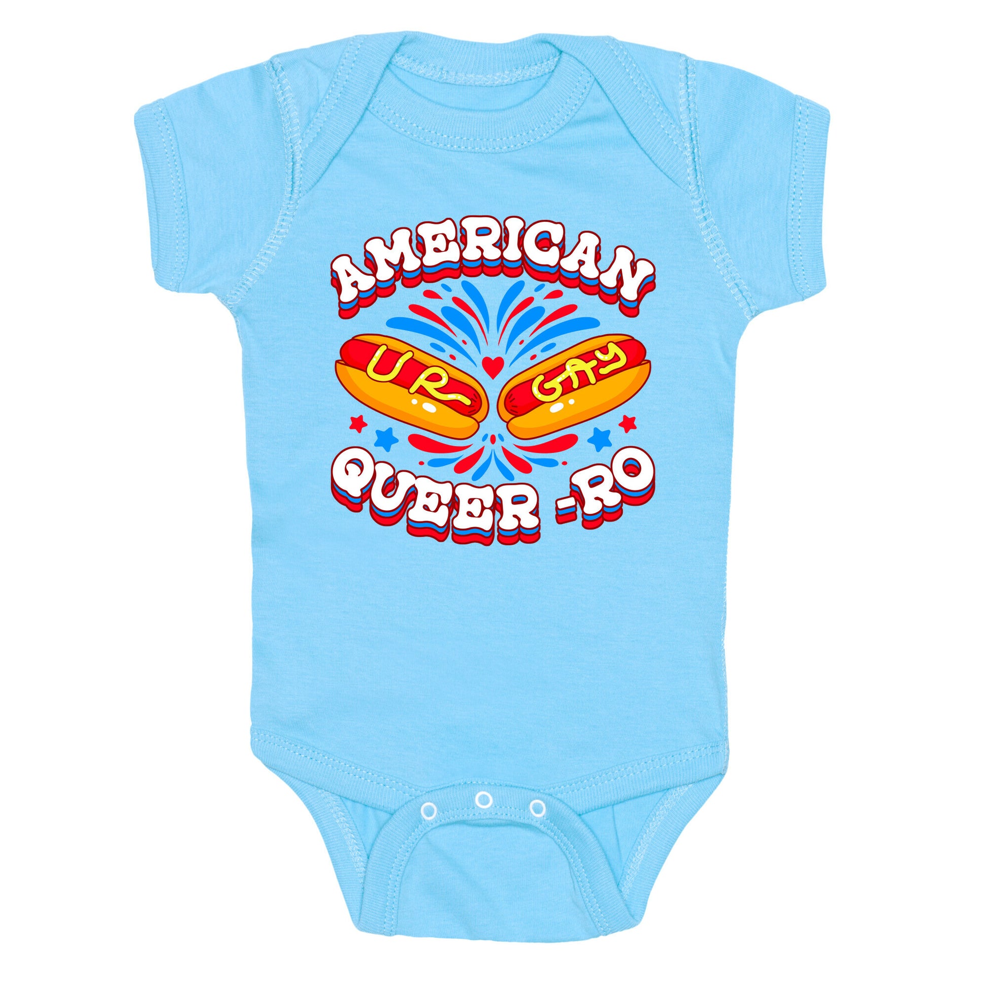 America Queer-Ro Baby One-Piece
