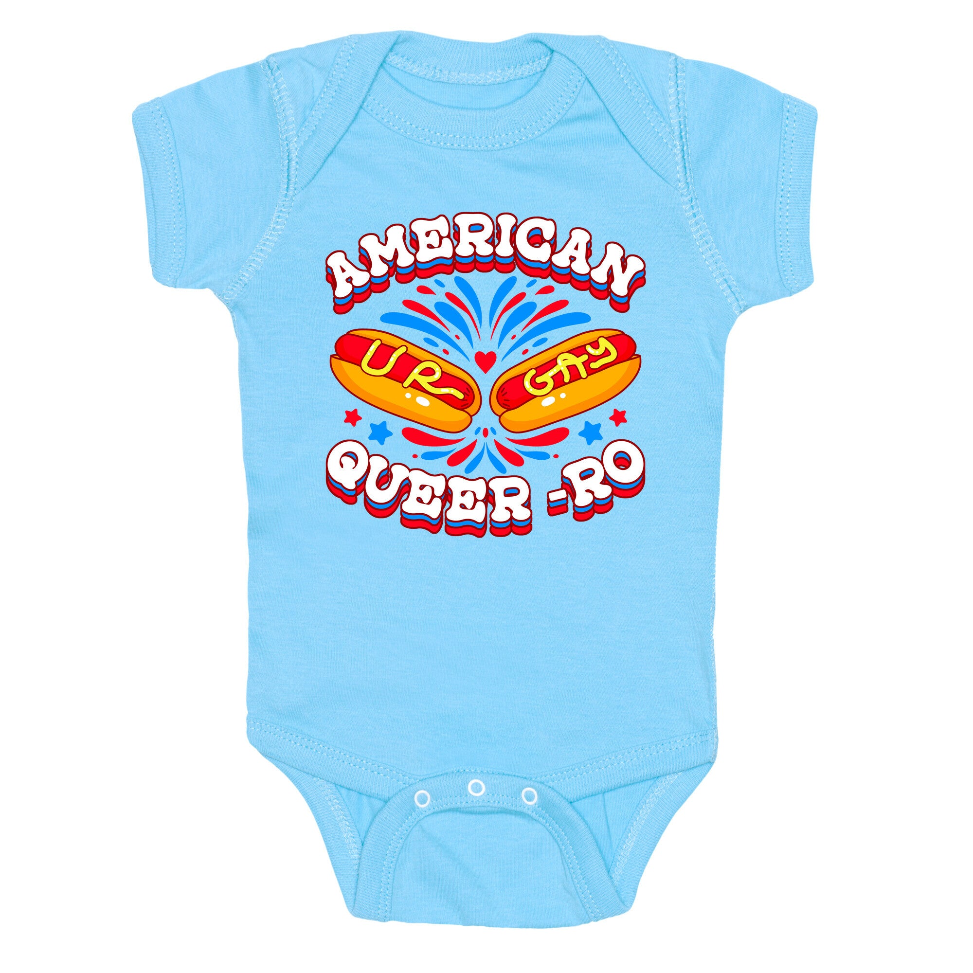 America Queer-Ro Baby One-Piece
