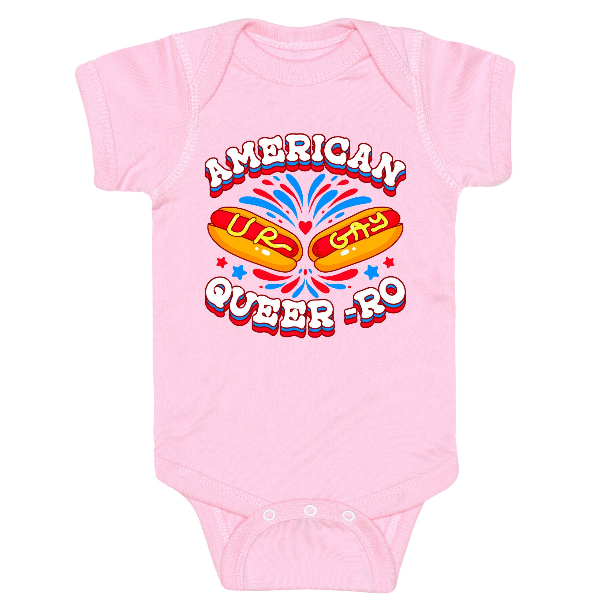 America Queer-Ro Baby One-Piece