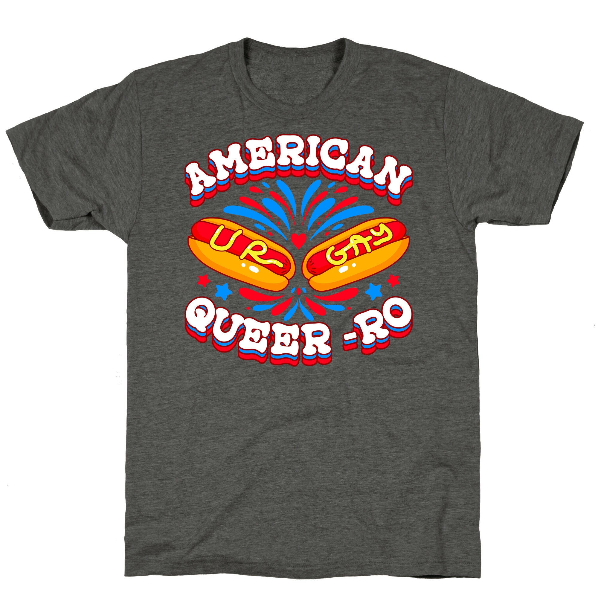America Queer-Ro Unisex Triblend Tee