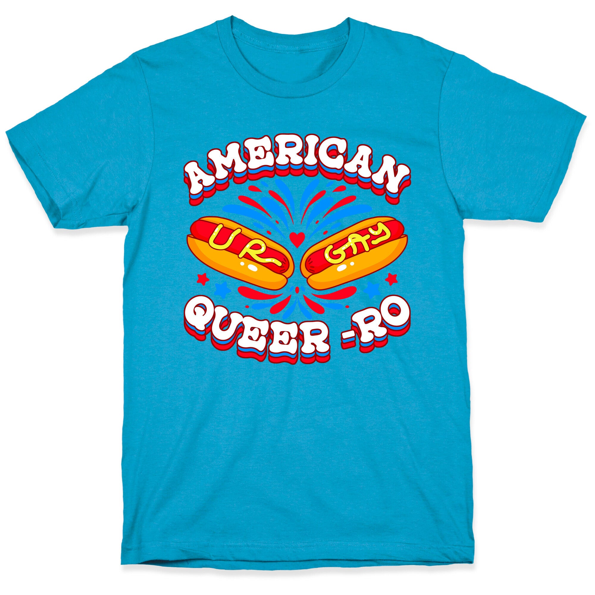 America Queer-Ro Unisex Triblend Tee