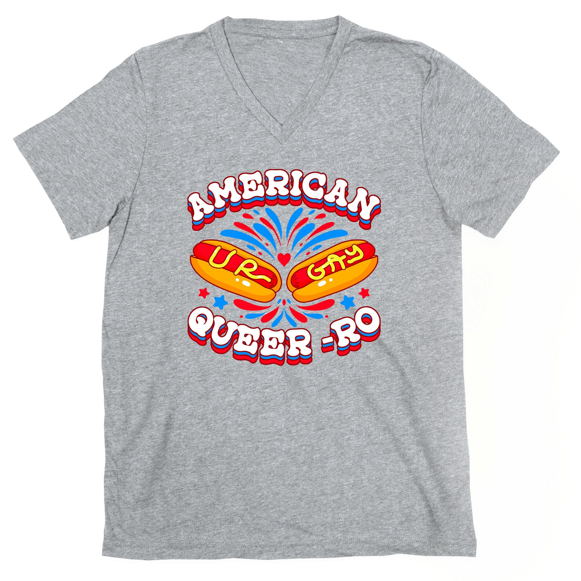 America Queer-Ro V-Neck