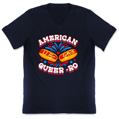 America Queer-Ro V-Neck
