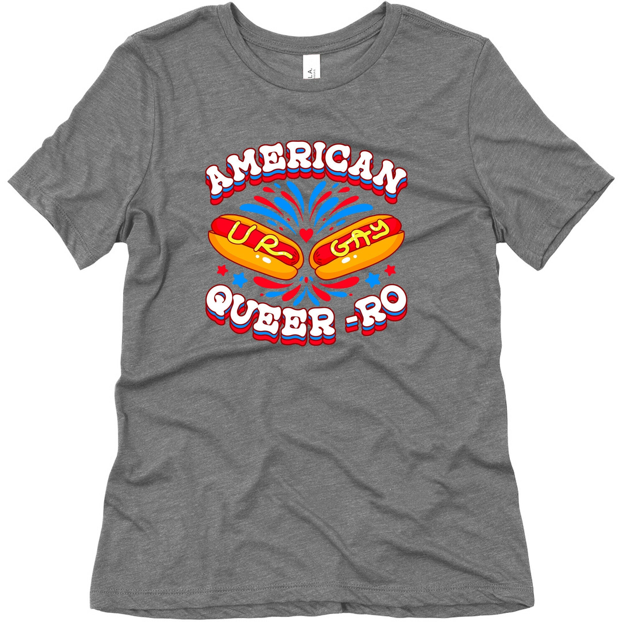 America Queer-Ro Womens Triblend Tee