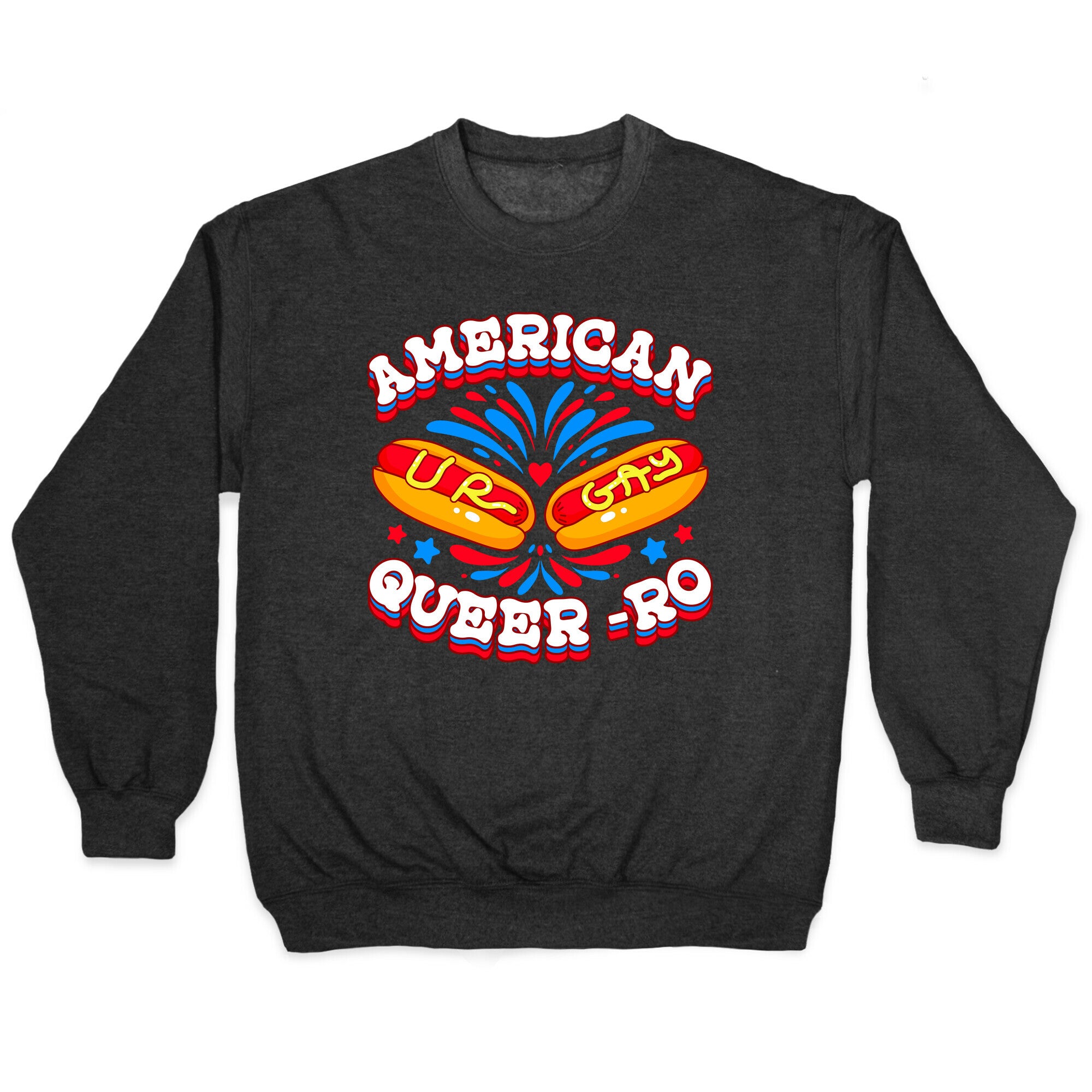 America Queer-Ro Crewneck Sweatshirt