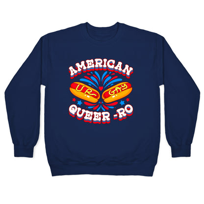 America Queer-Ro Crewneck Sweatshirt