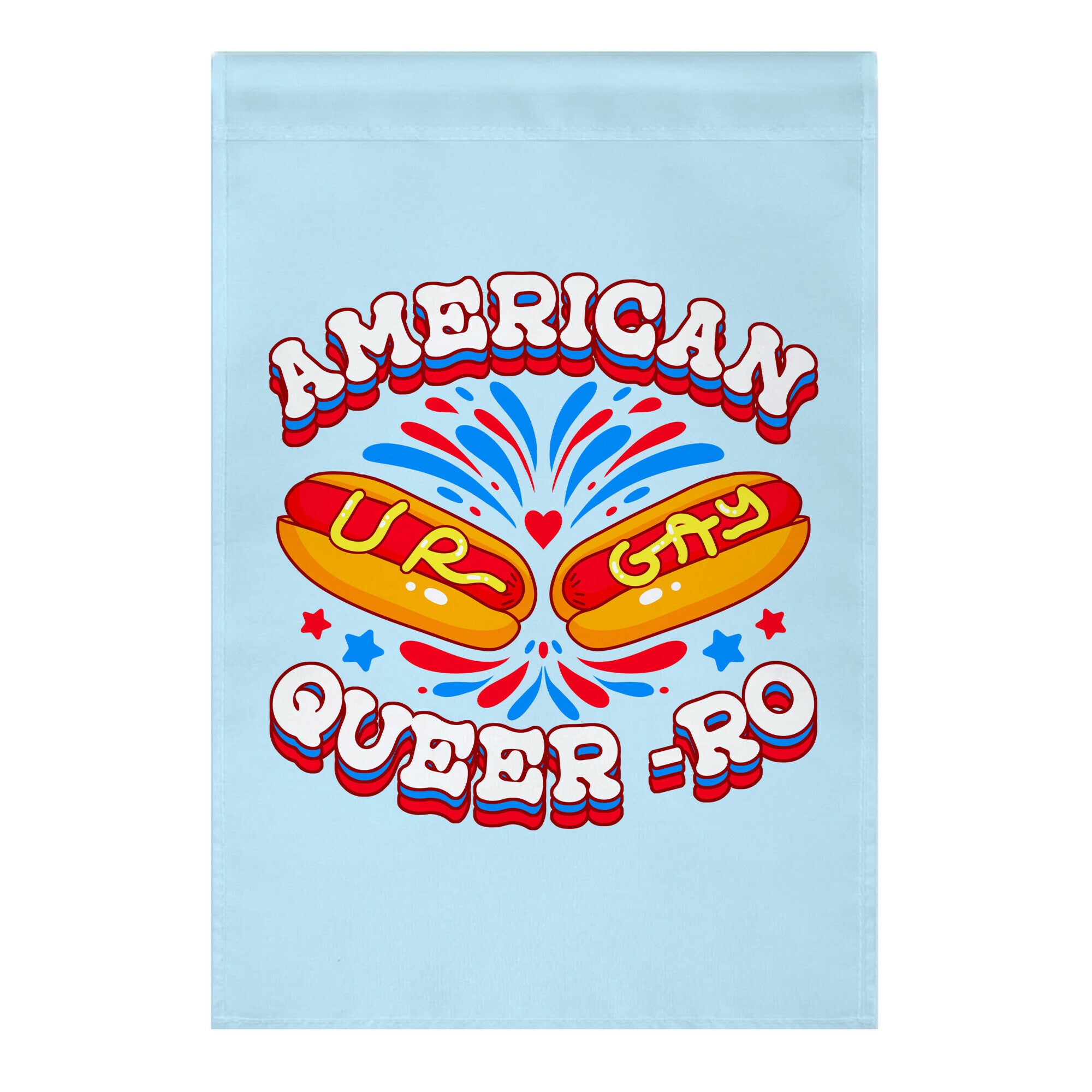 America Queer-Ro Garden Flag