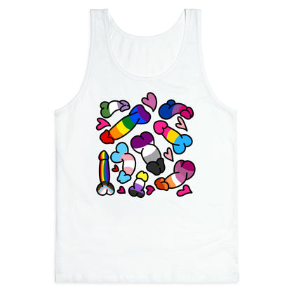 Pride Penis Pattern Tank Top