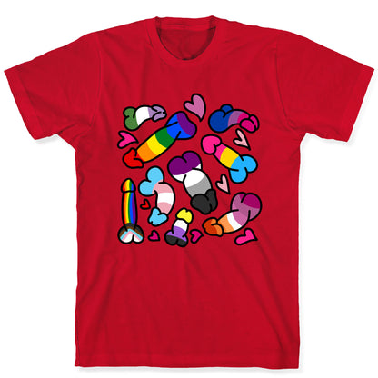 Pride Penis Pattern T-Shirt