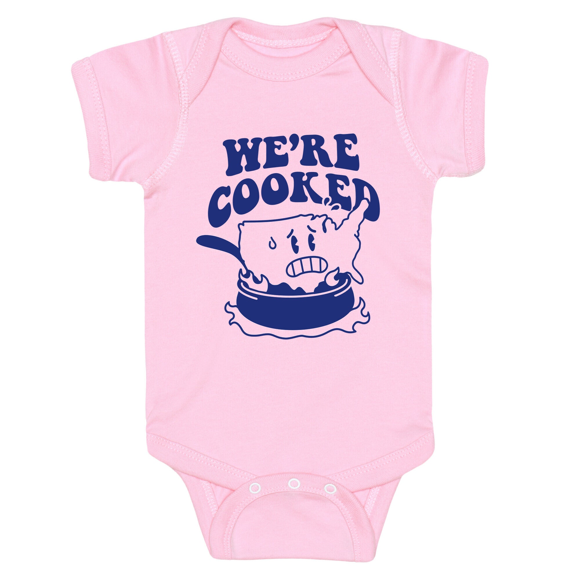 We're Cooked USA Baby One-Piece
