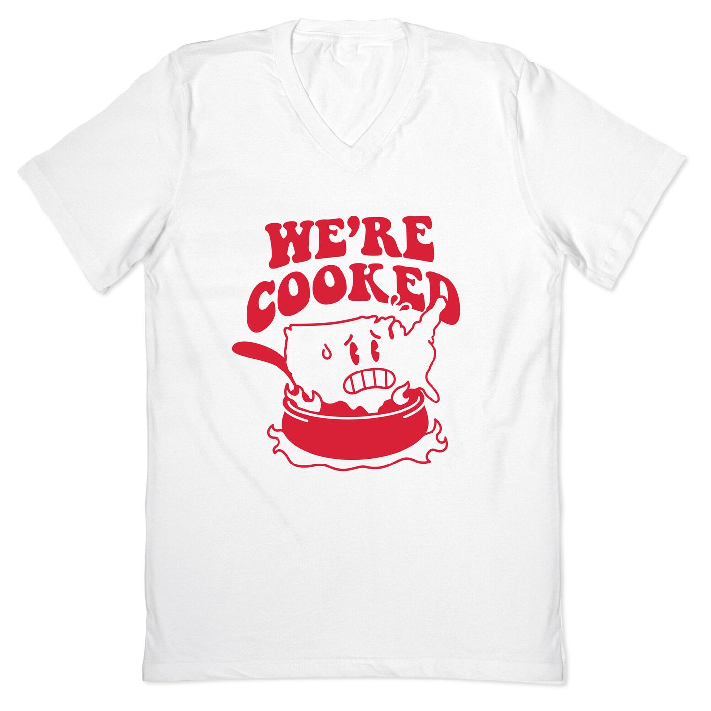 We're Cooked USA V-Neck
