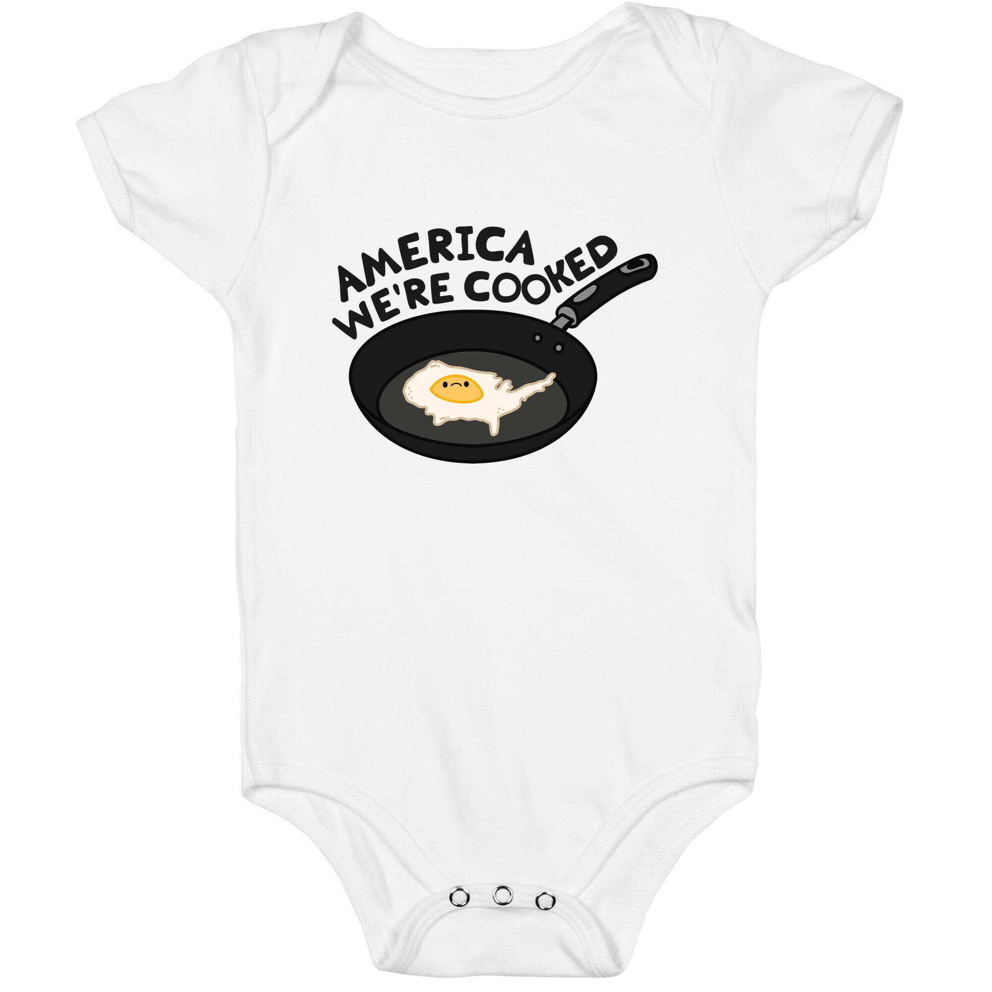 America Were Cooked Baby One-Piece