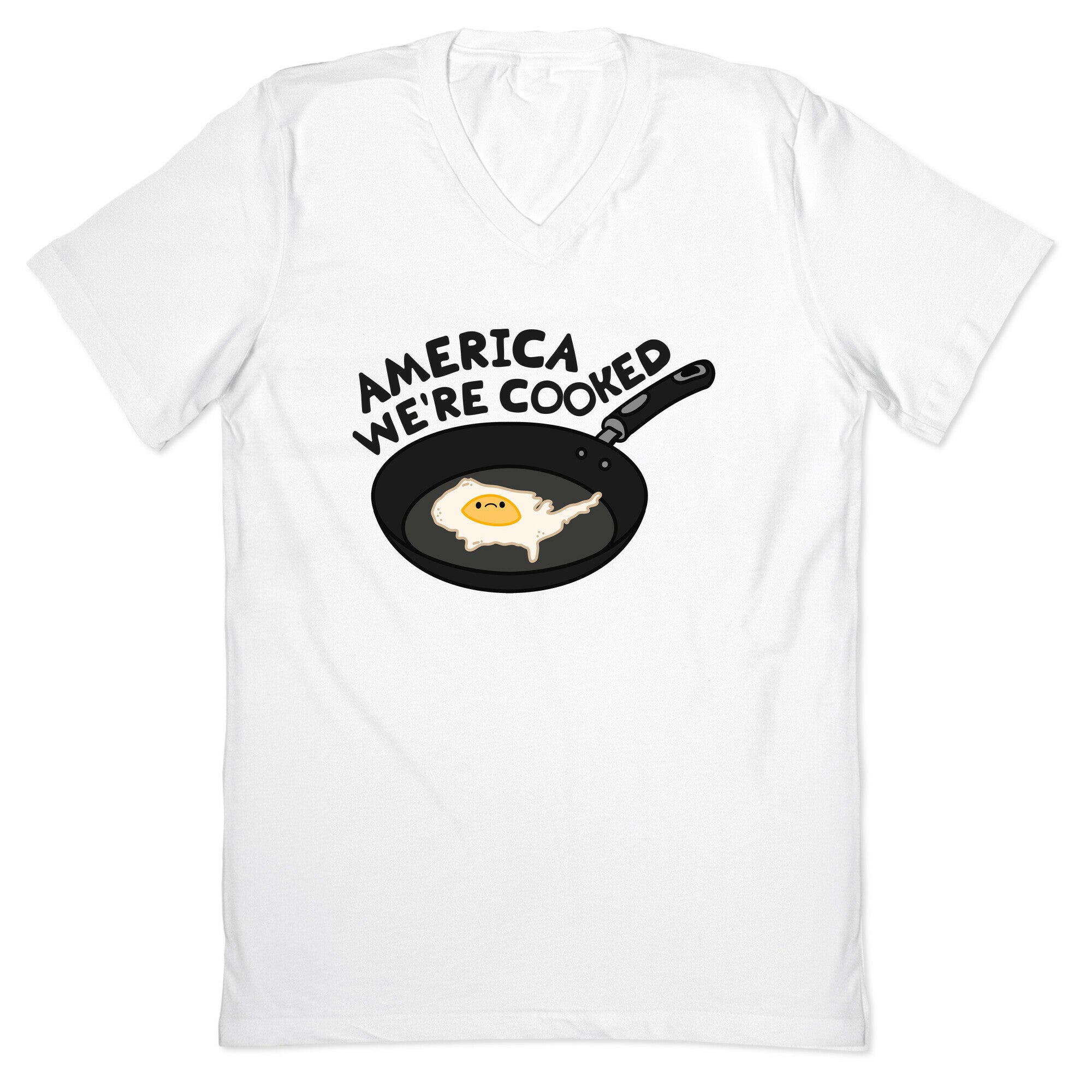 America Were Cooked V-Neck