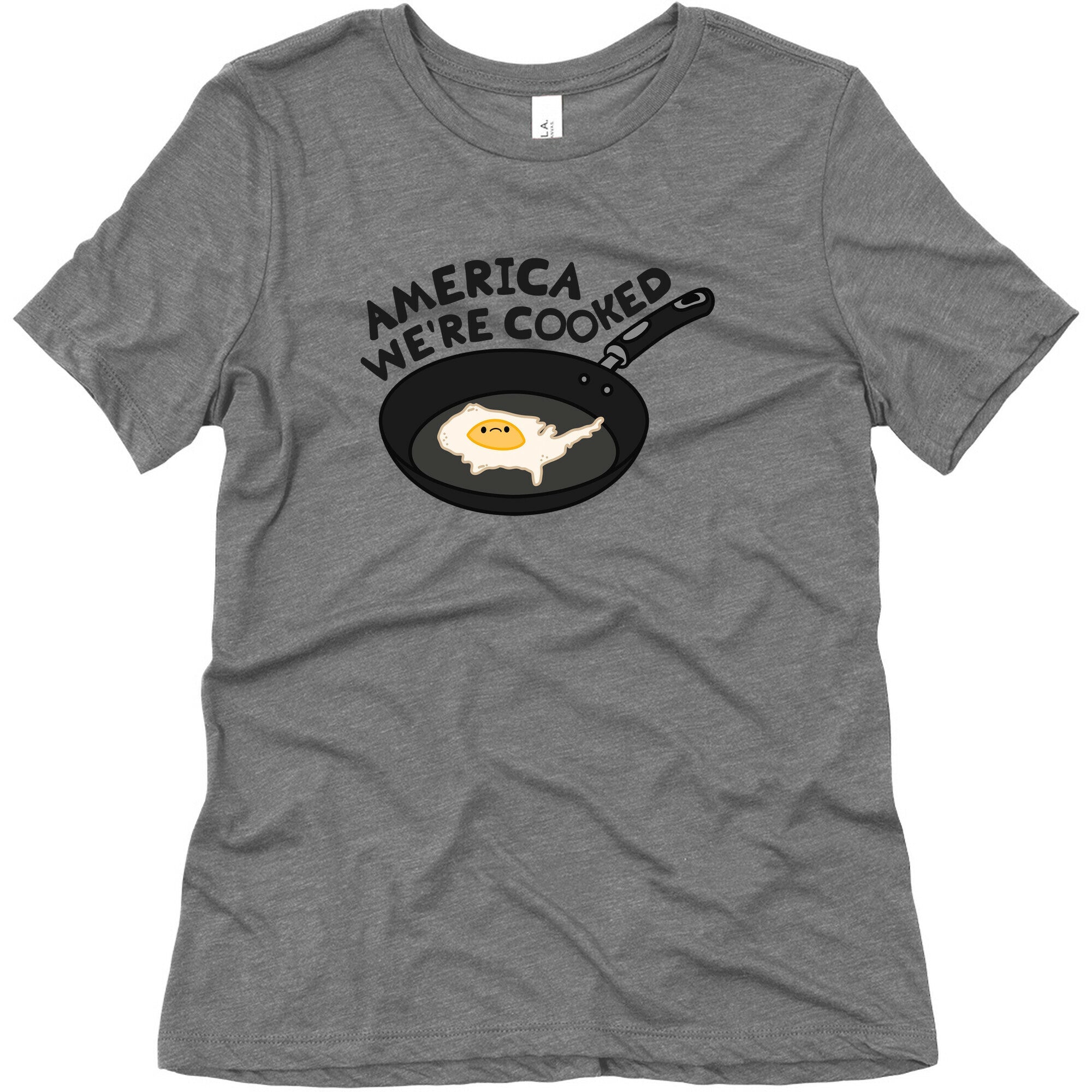 America Were Cooked Womens Triblend Tee