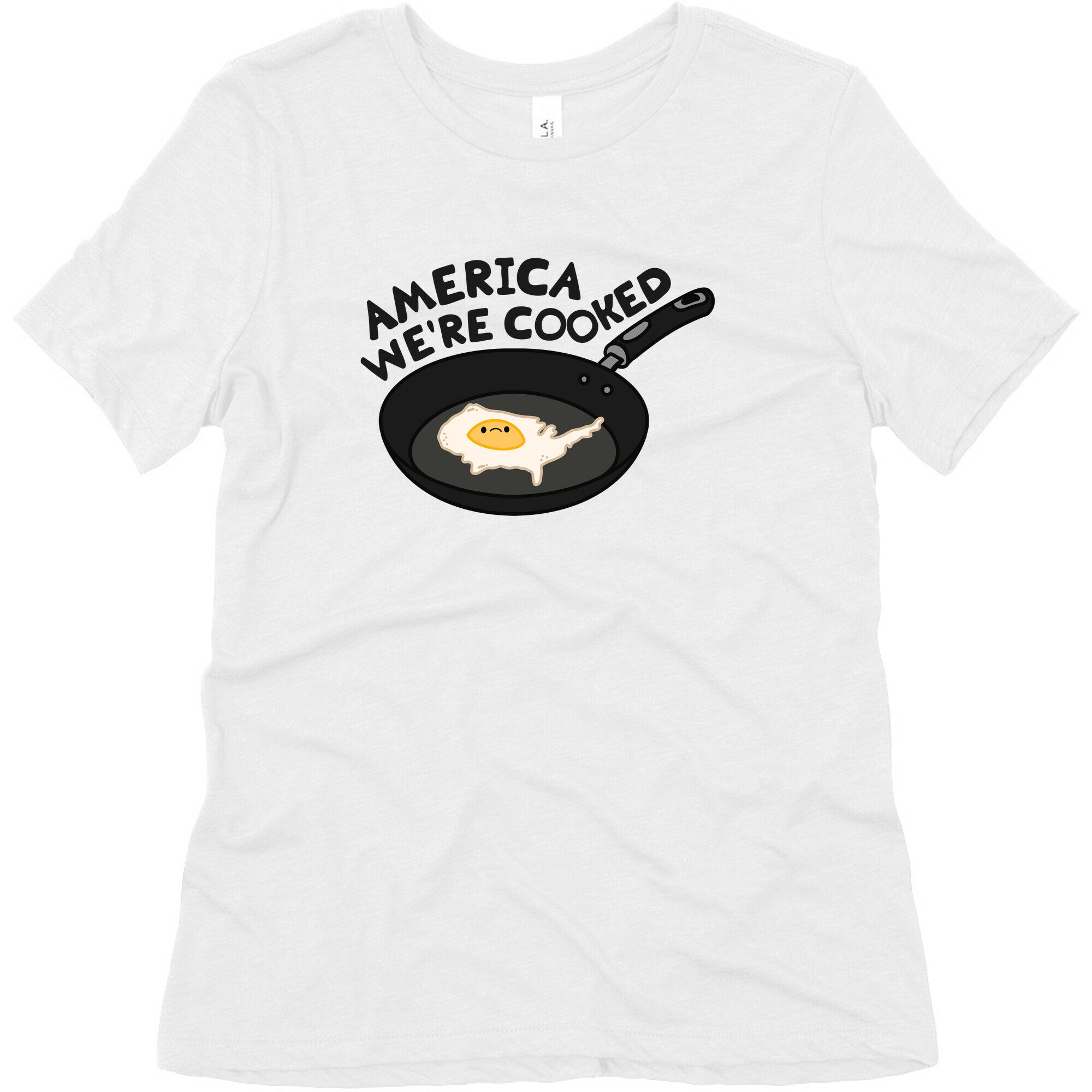 America Were Cooked Womens Triblend Tee