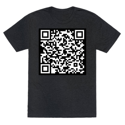 Fuck Trump Secret QR Code Unisex Triblend Tee