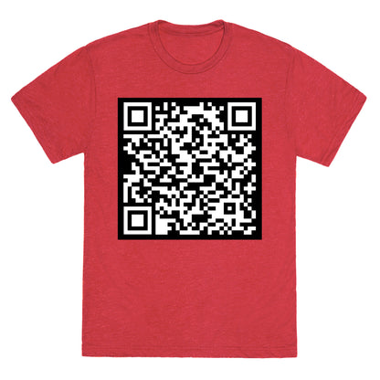 Fuck Trump Secret QR Code Unisex Triblend Tee