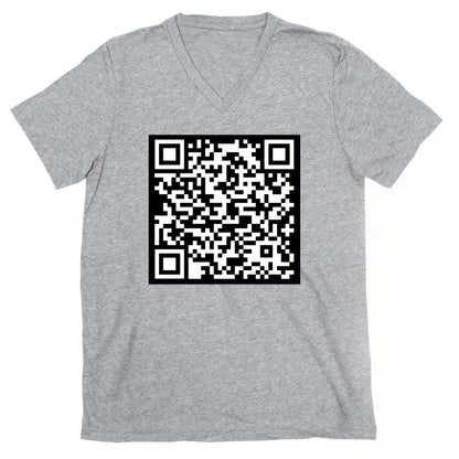 Fuck Trump Secret QR Code V-Neck