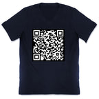 Fuck Trump Secret QR Code V-Neck